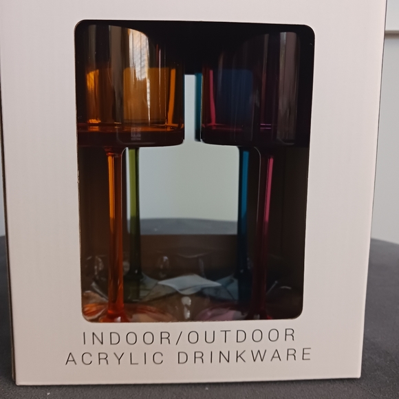Rachel Zoe Dining Rachel Zoe Multicolored Wine Glasses Poshmark